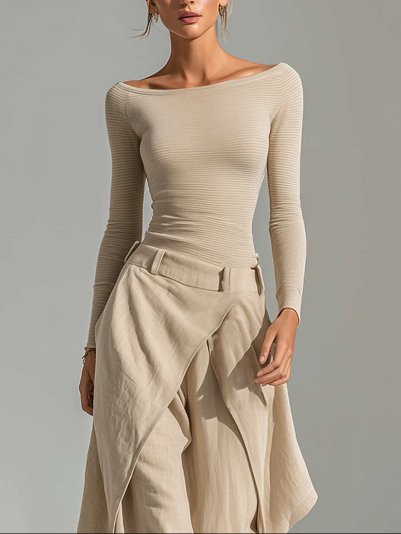 Dalia | Conjunto Top y Pantalones Anchos