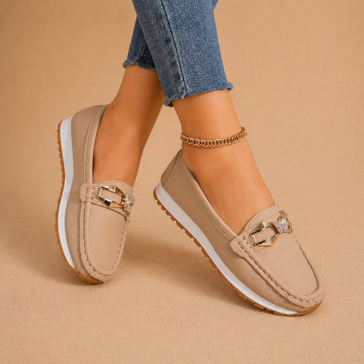Lily |  Mocasines con hebilla cómodos