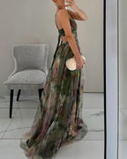 Gisela | Encantador vestido largo con estampado floral