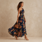Zahara | Vestido Largo Floral Boho