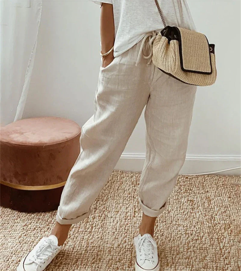 Pantalón Sofia | pantalón elegante de lino