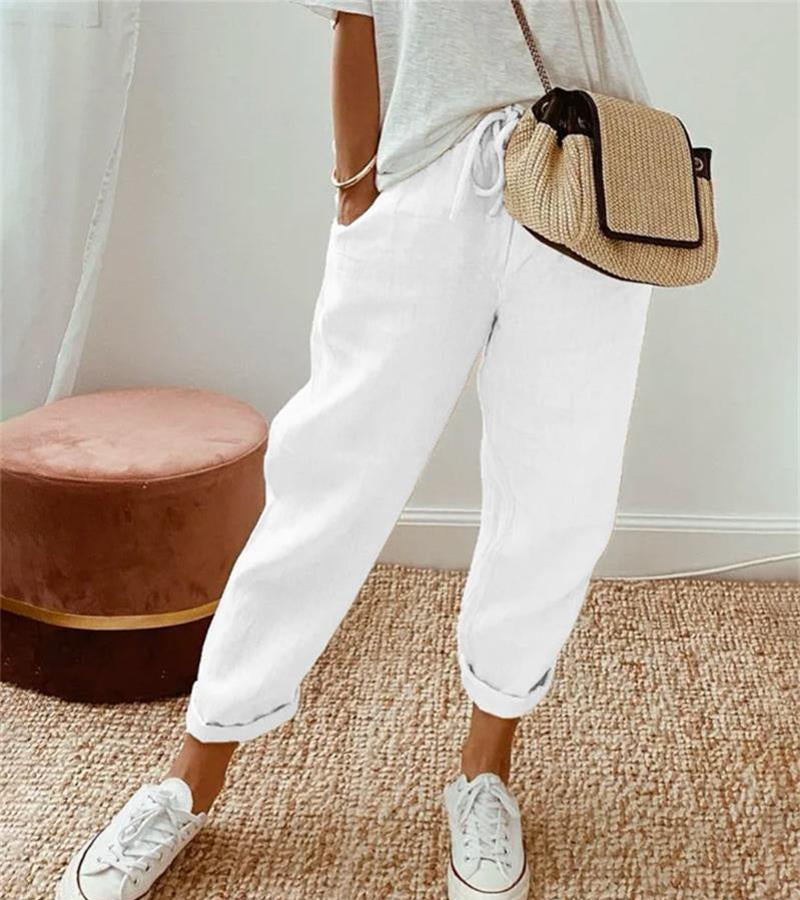 Pantalón Sofia | pantalón elegante de lino
