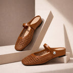 Teresa | Zapatos planos tipo mule ortopédicos