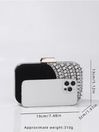Noelia | Clutch negro con cristales