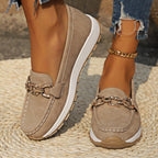 Paula | Mocasines ortopédicos con hebilla plana