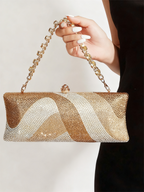 Mireya | Clutch de fiesta con diseño ondulado