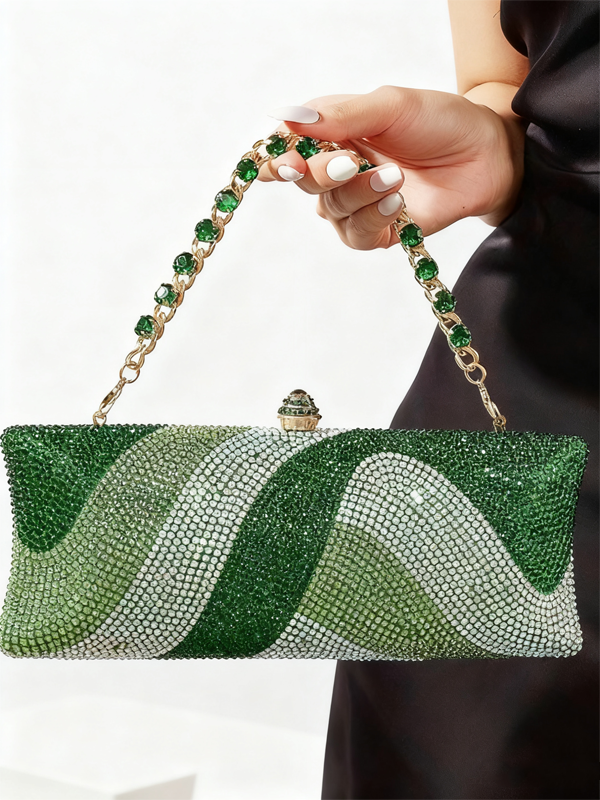 Mireya | Clutch de fiesta con diseño ondulado