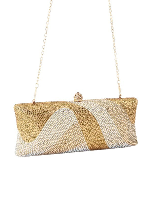 Mireya | Clutch de fiesta con diseño ondulado