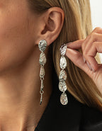 Aurora | Conjunto de collar y pendientes dorados