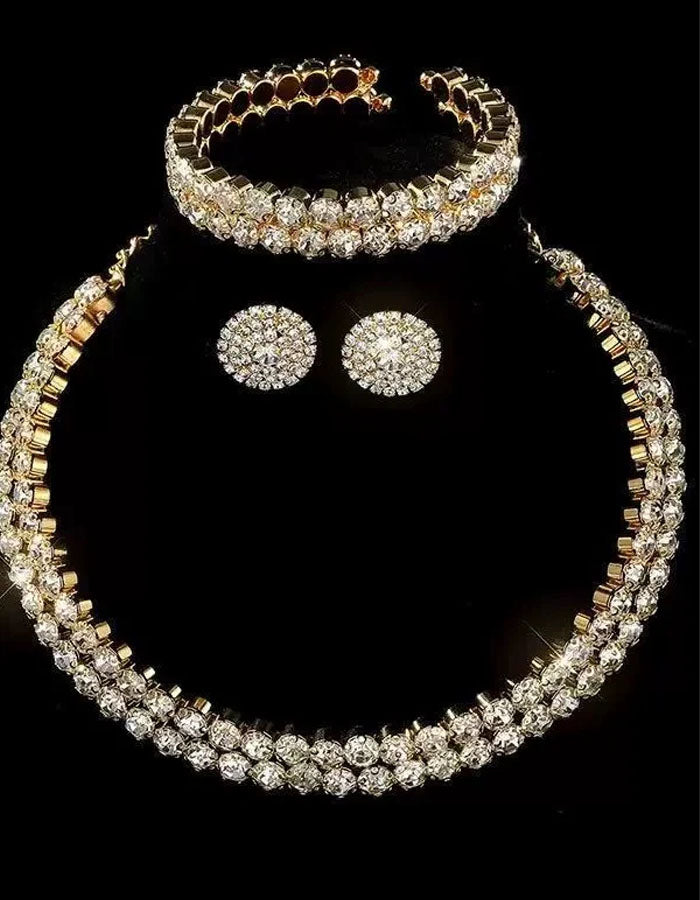 Isabella | Conjunto de joyas plateadas