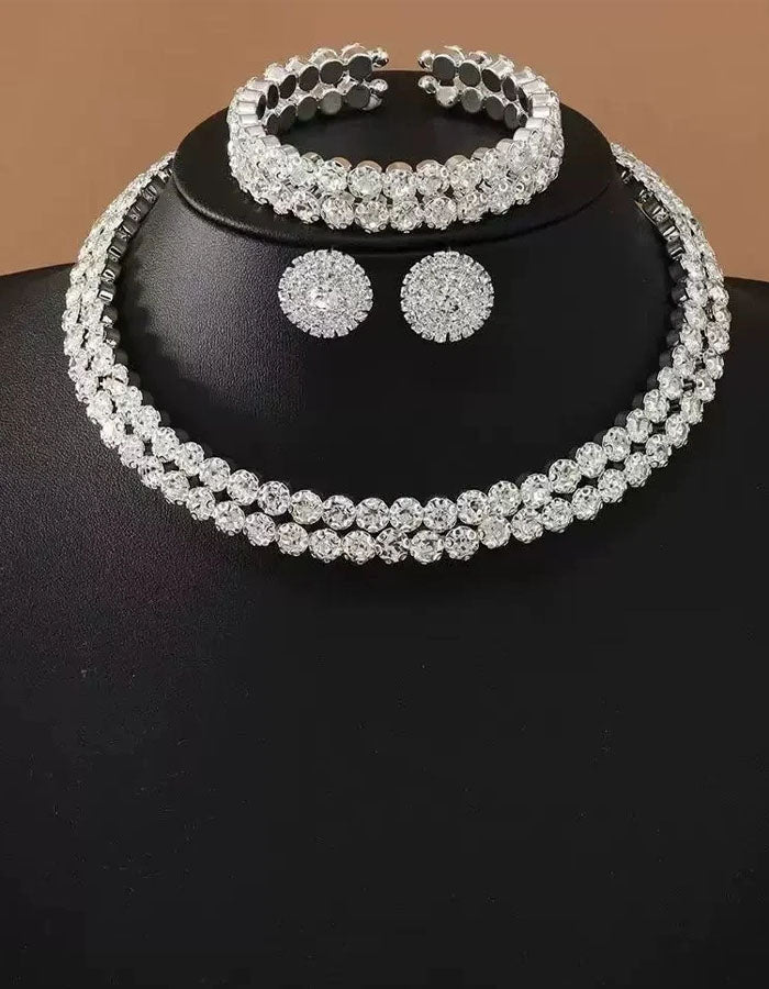 Isabella | Conjunto de joyas plateadas