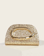 Gala | Clutch joya con asa metálica