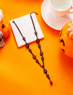 Carmín | Collar de piedras rojas