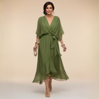 Olivia | Vestido Midi Fluido