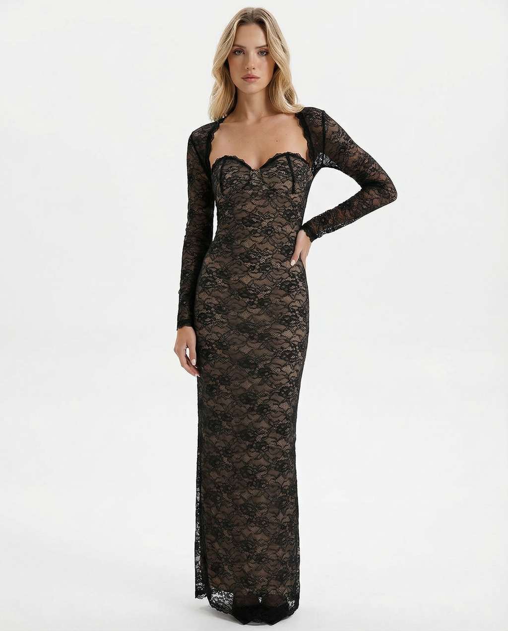 Anochecer | Vestido maxi largo