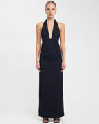 María | Vestido maxi con cuello halter