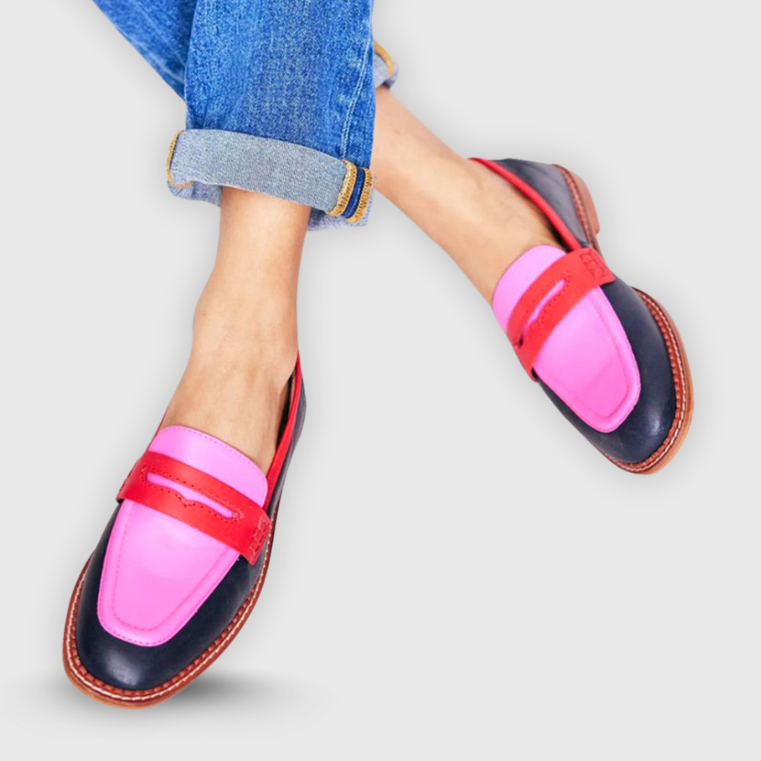 Giuliana | Mocasines con contraste