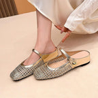 Teresa | Zapatos planos tipo mule ortopédicos