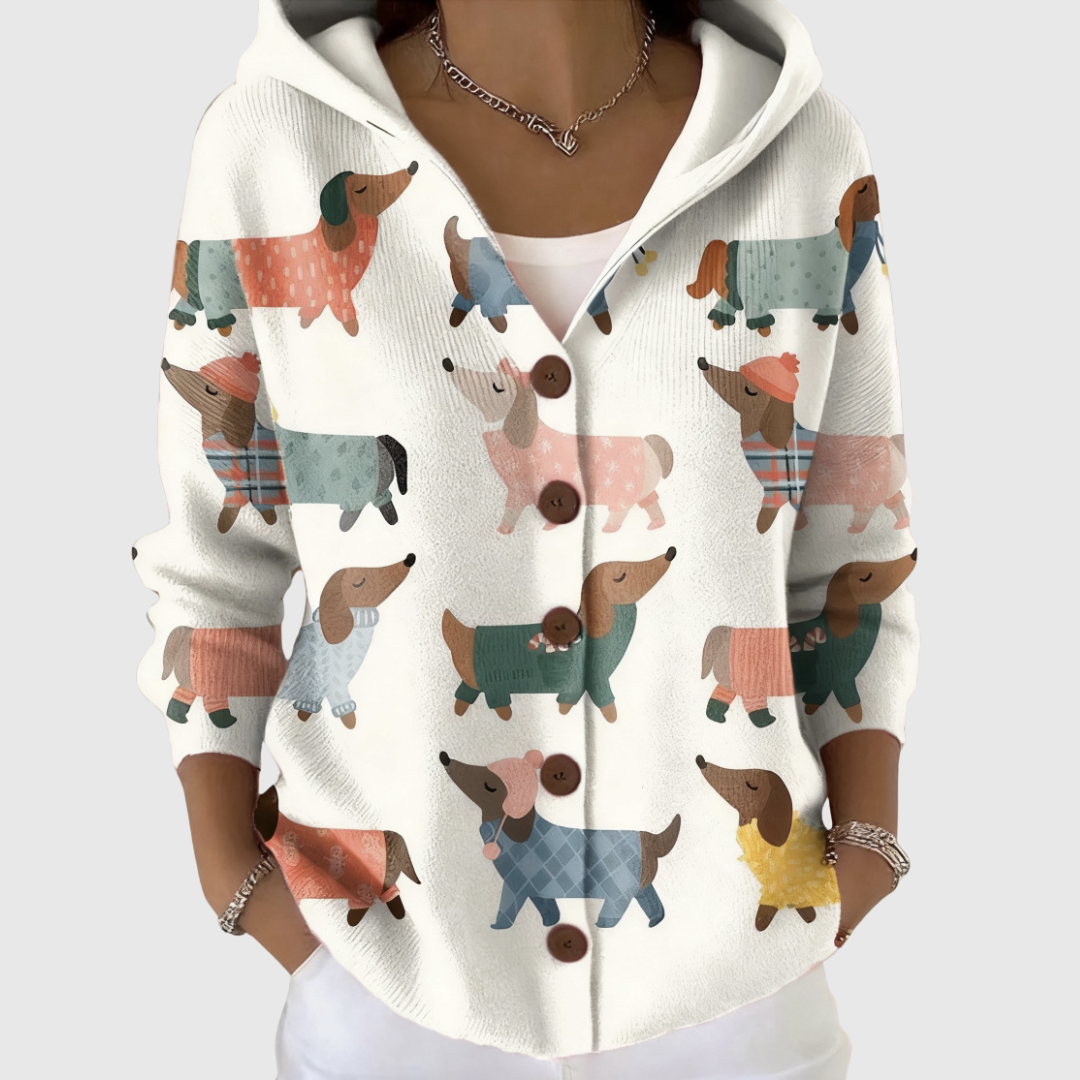 Nieves | Chaqueta de punto con botones