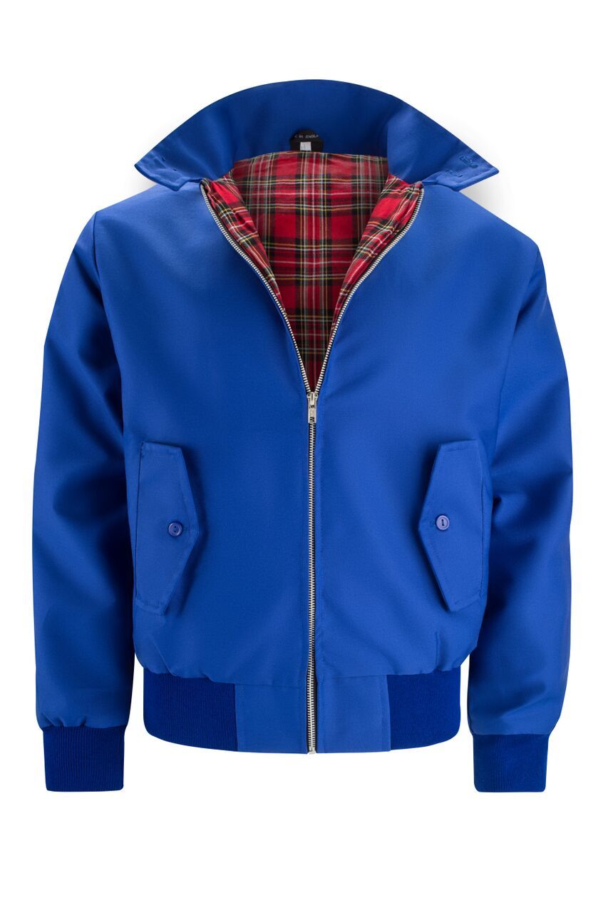Fernando | Chaqueta Harrington con forro de tartán