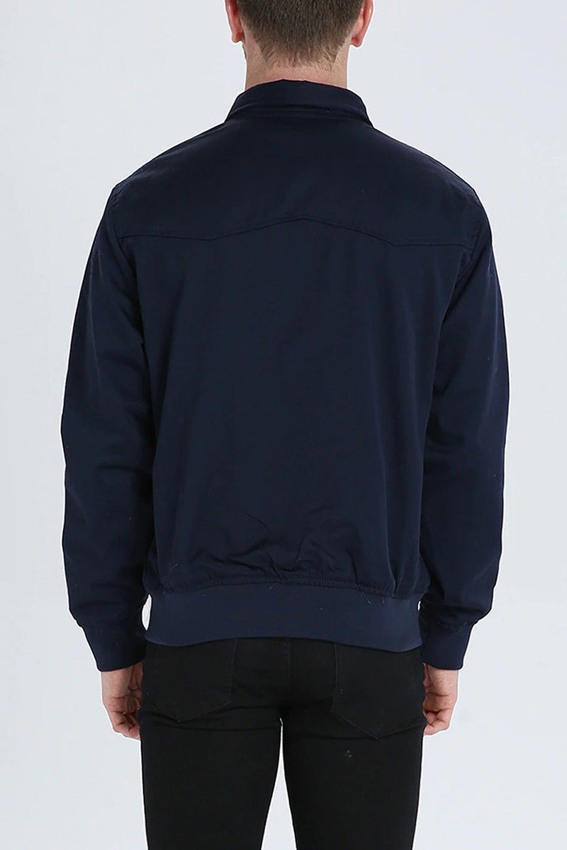 Fernando | Chaqueta Harrington con forro de tartán