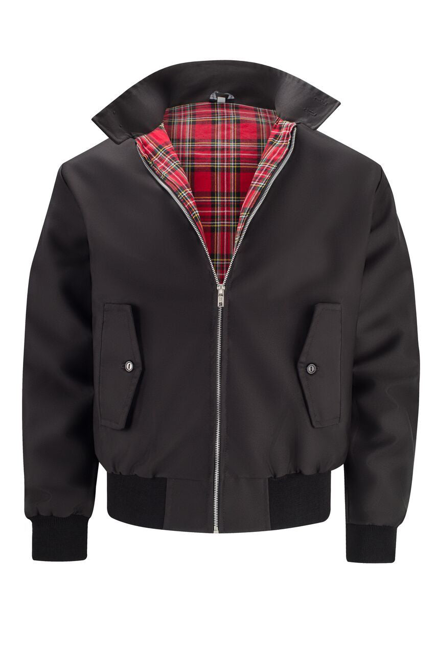 Fernando | Chaqueta Harrington con forro de tartán