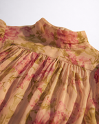 Rosalía | Vestido largo floral de gasa