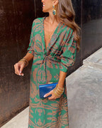 Celia | Vestido midi Eleganza Fiorita