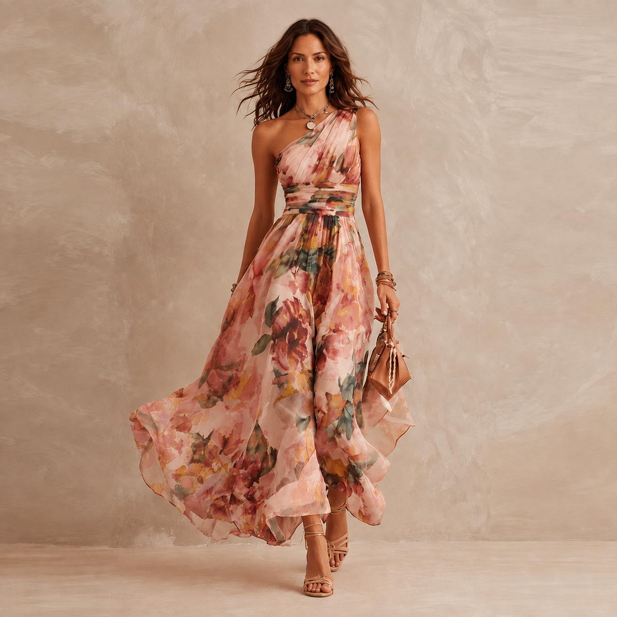 Zahara | Vestido Largo Floral Boho