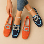 Elegancia | Mocasines con hebilla de cristal