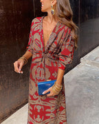 Celia | Vestido midi Eleganza Fiorita