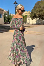 Erica | Vestido de noche color coral