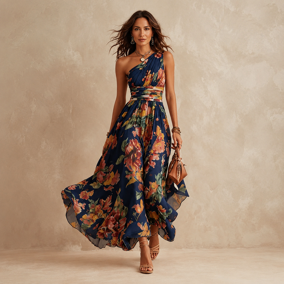 Zahara | Vestido Largo Floral Boho
