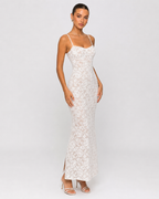 Belén  | Vestido maxi con encaje