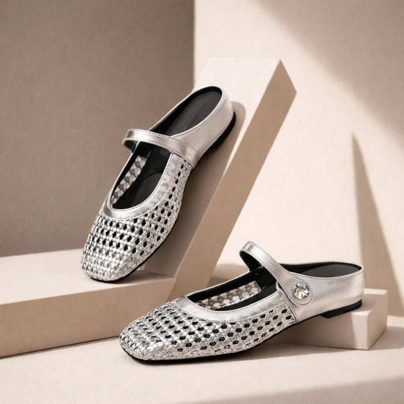 Teresa | Zapatos planos tipo mule ortopédicos