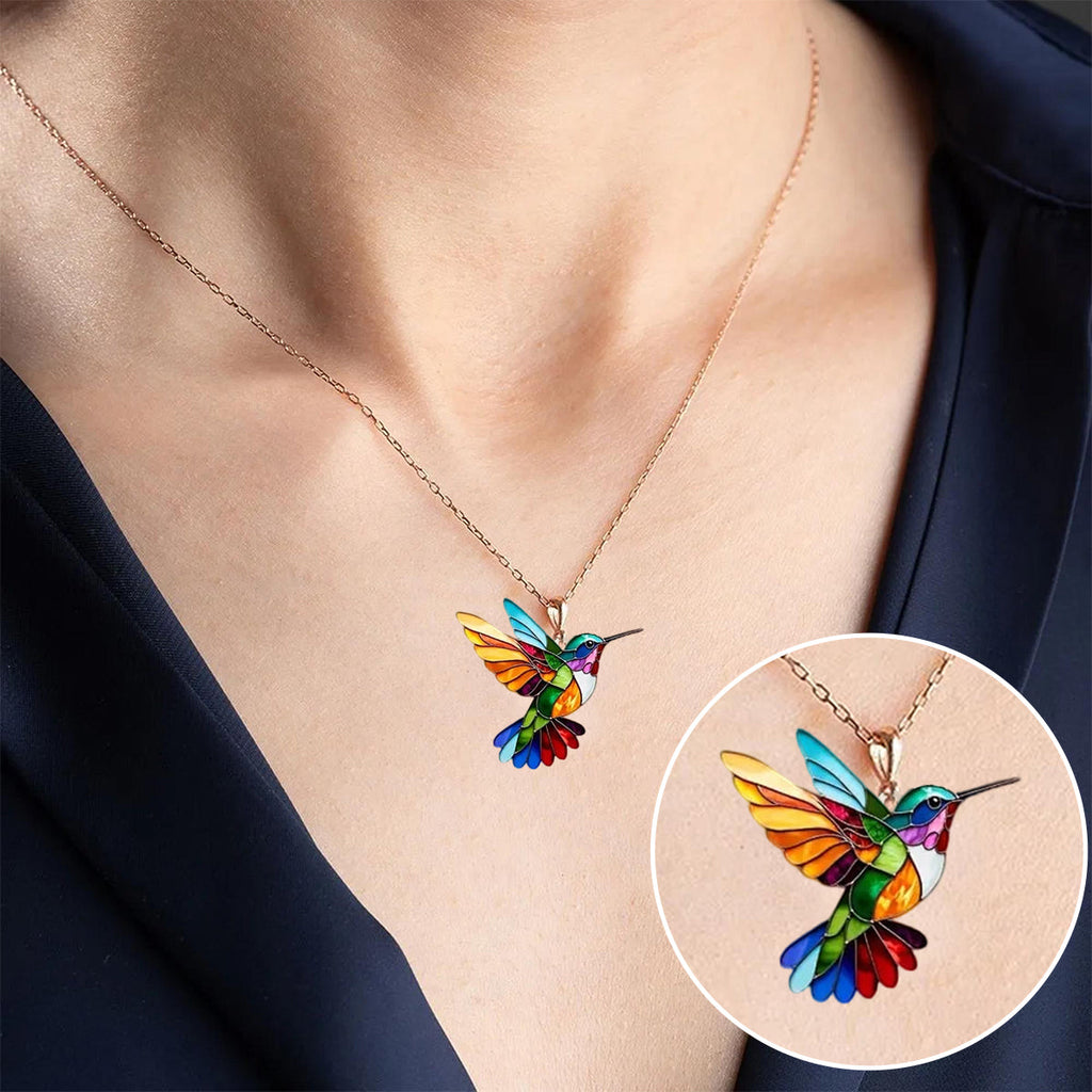 Collar Colibrí | Elegante Collar Colibrí de Colores