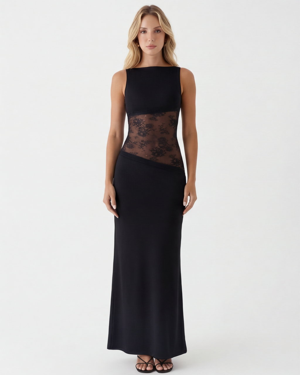 Estefanía  | Vestido maxi con corte de velo