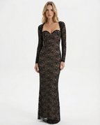 Anochecer | Vestido maxi largo