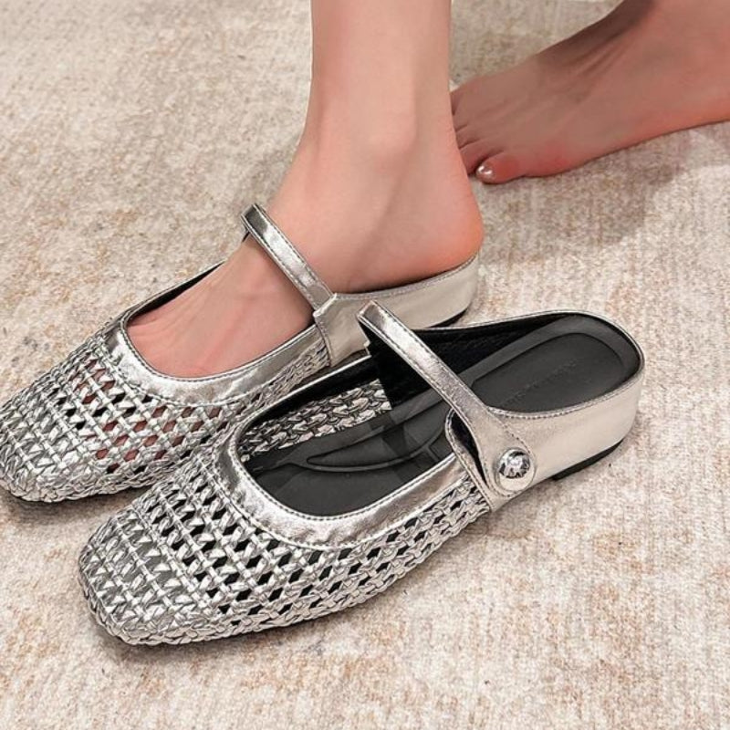 Teresa | Zapatos planos tipo mule ortopédicos