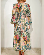 Selena | Vestido femenino con estampado floral