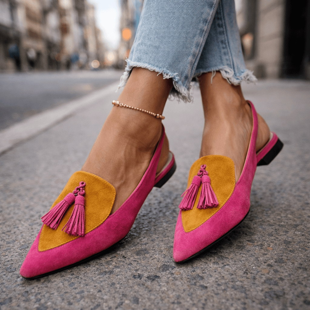 Elena | Sandalias con tiras y flecos