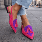 Elena | Sandalias con tiras y flecos