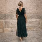 Elisabeth | Vestido verde elegante