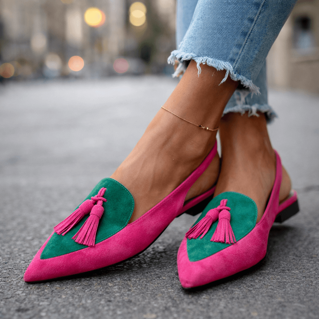 Elena | Sandalias con tiras y flecos