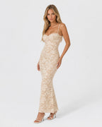 Belén  | Vestido maxi con encaje