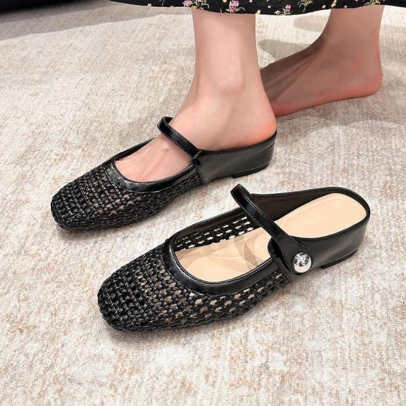 Teresa | Zapatos planos tipo mule ortopédicos
