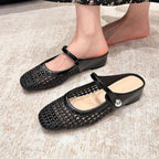 Teresa | Zapatos planos tipo mule ortopédicos