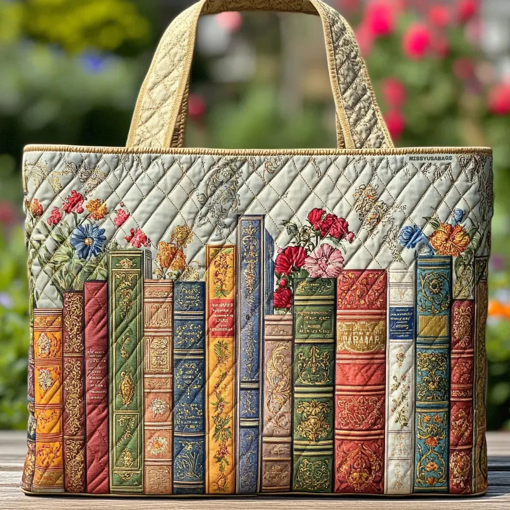Bolso hecho a mano | Biblioteca en Flor