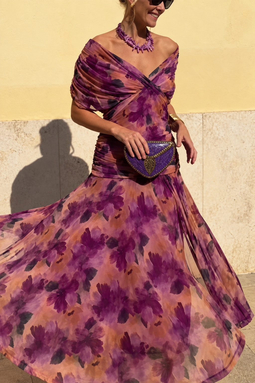 Erika | Vestido elegante con motivo floral