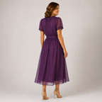 Florencia | Vestido largo con escote en forma de gota y ribete de encaje de gasa